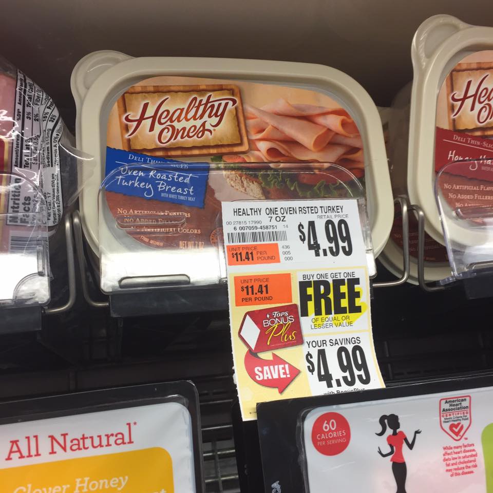 Healthy Ones Lunchmeat Bogo At Tops