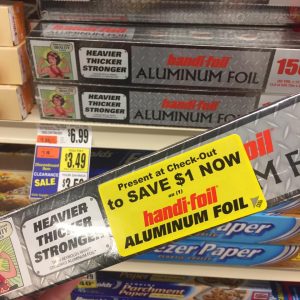 Heavy Duty Tin Foil Clearacned At Tops