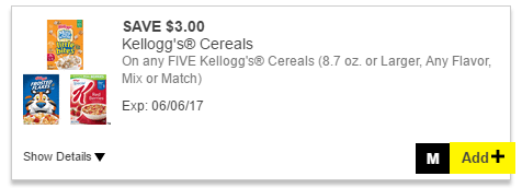 Kelloggs Cereal Digital Coupon At Dollar General