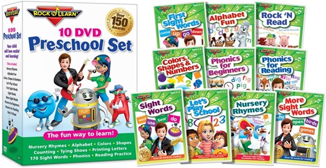 Preschool DVDs Set Of 10