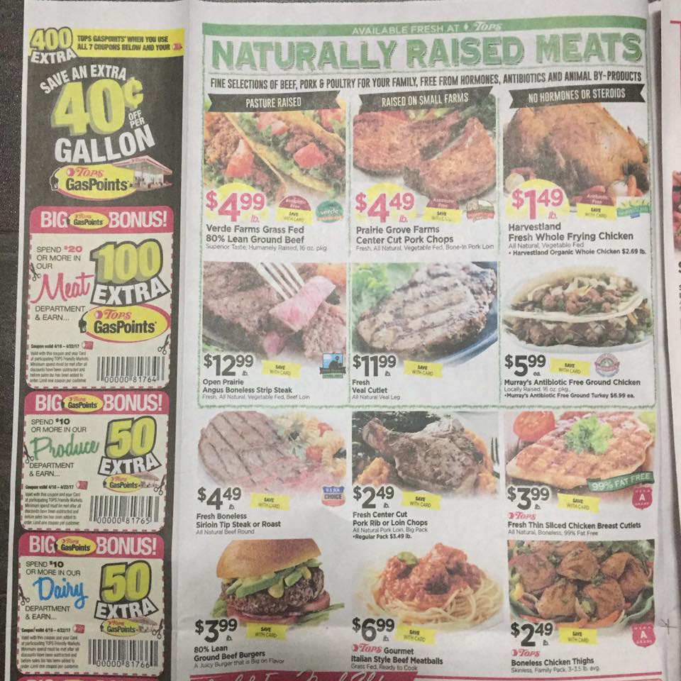 Tops Markets Ad Scan Week Of 4 16 17 To 4 22 17 Page 2a