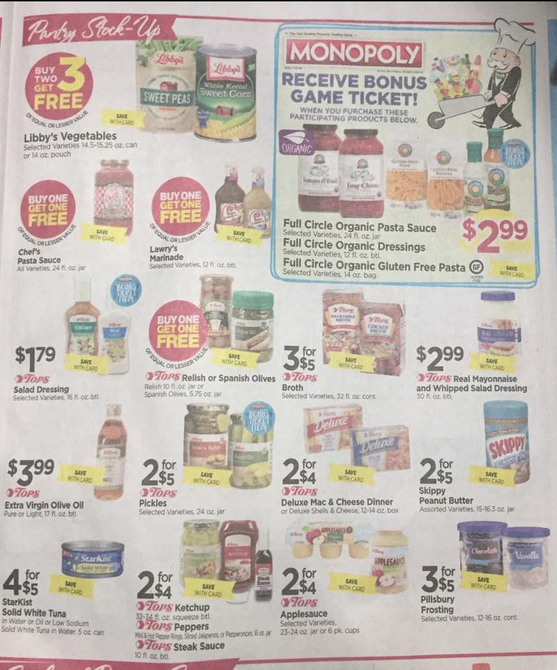 Tops Markets Ad Scan Week Of 4 16 17 To 4 22 17 Page 5a