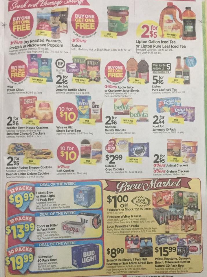 Tops Markets Ad Scan Week Of 4 16 17 To 4 22 17 Page 5b