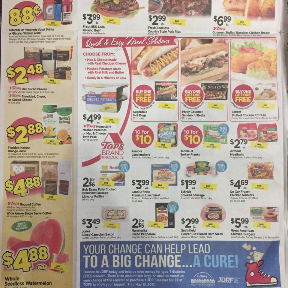 Tops Markets Ad Scan Week Of 4 23 17 To 4 29 17 Page 2b
