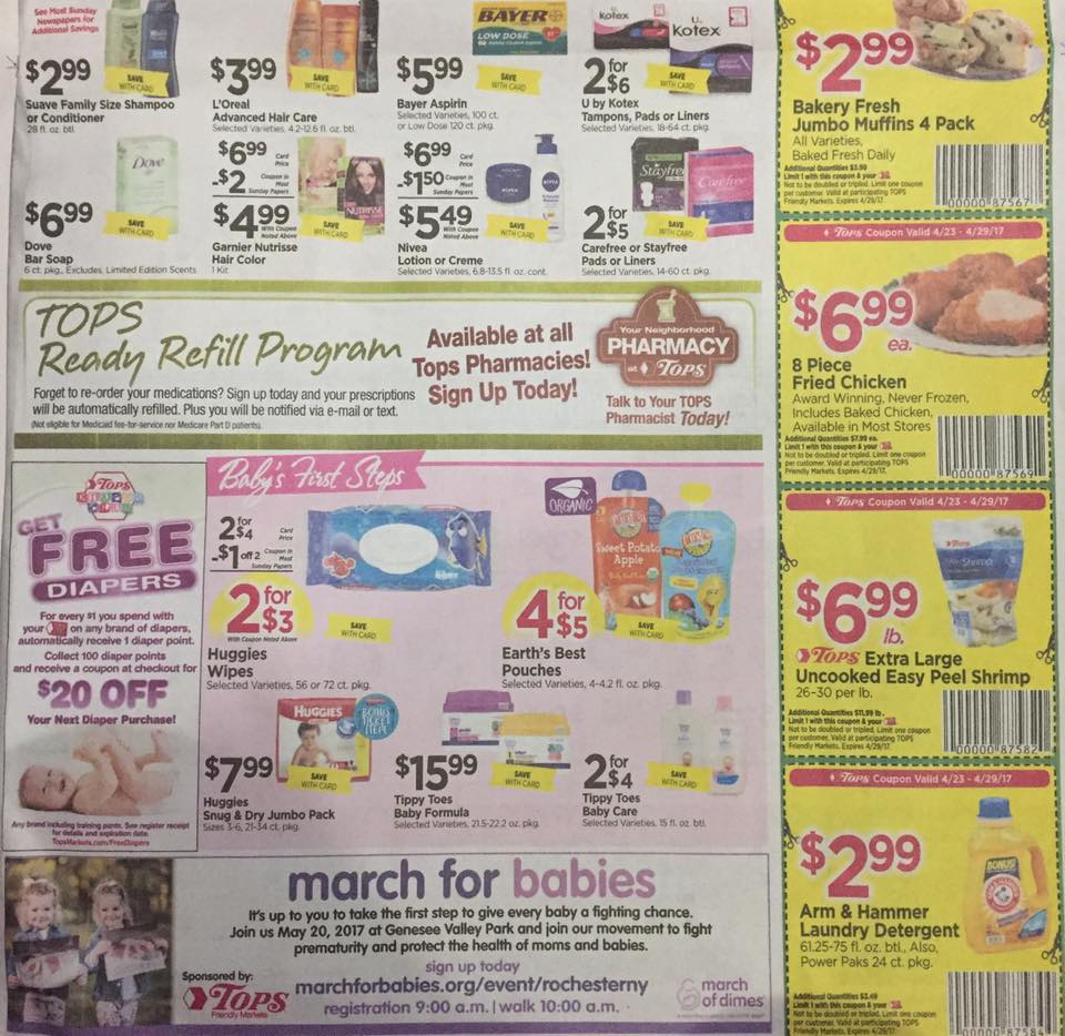 Tops Markets Ad Scan Week Of 4 23 17 To 4 29 17 Page 7b