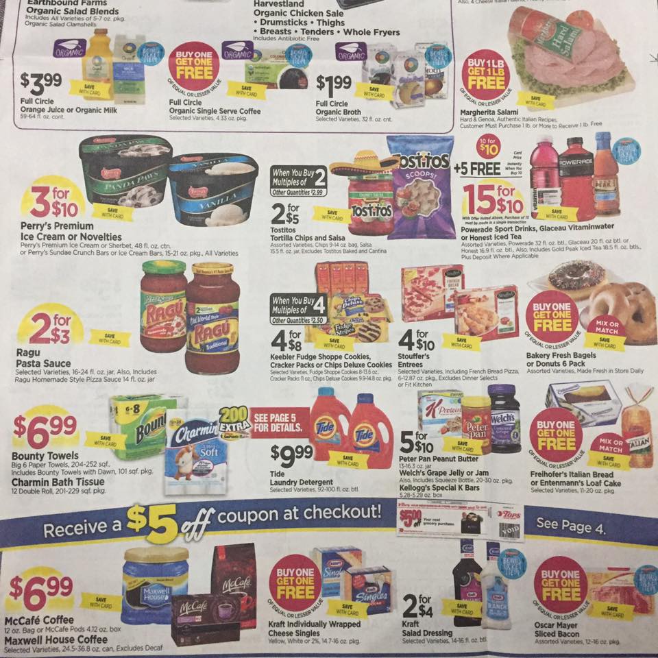 Tops Markets Ad Scan Week Of 4 30 17 To 5 6 17 Page 1b
