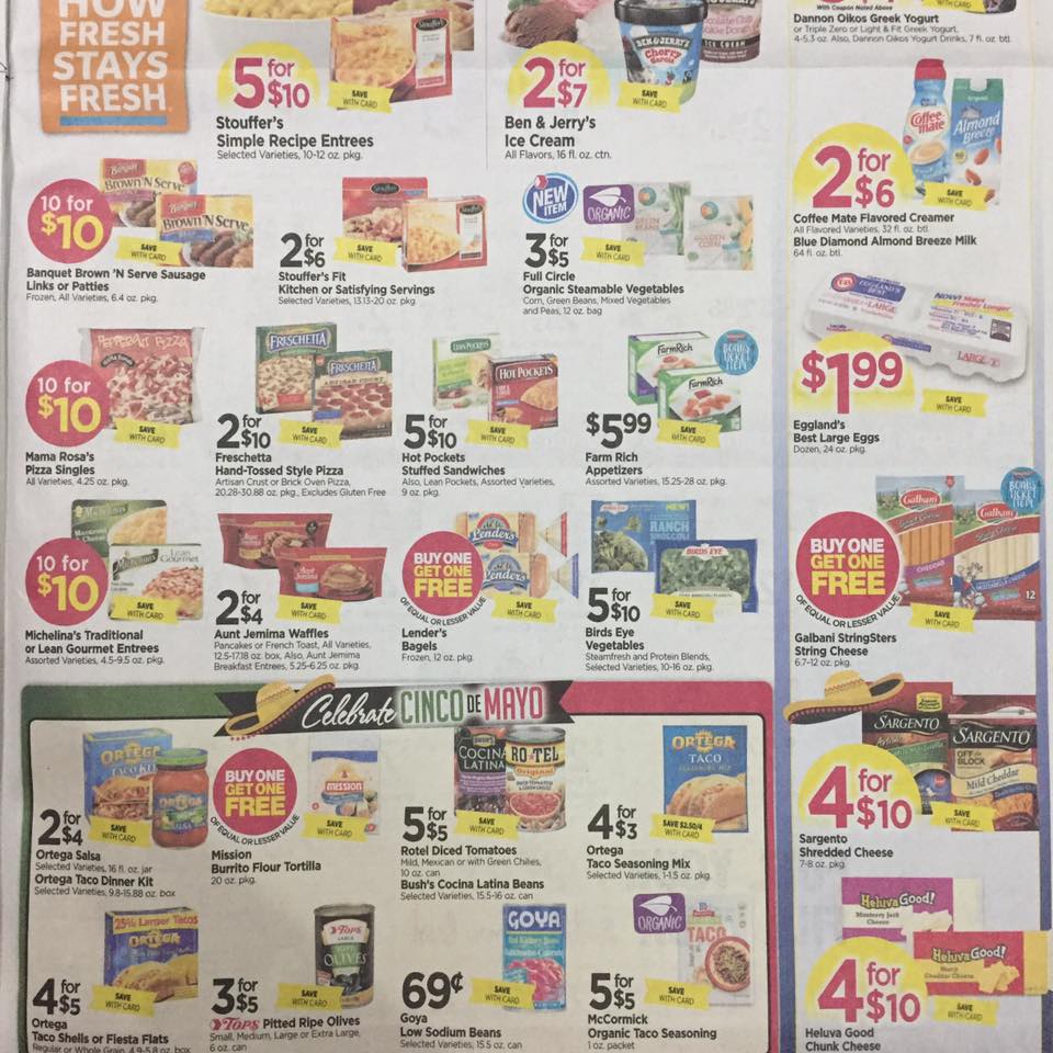 Tops Markets Ad Scan Week Of 4 30 17 To 5 6 17 Page 7b