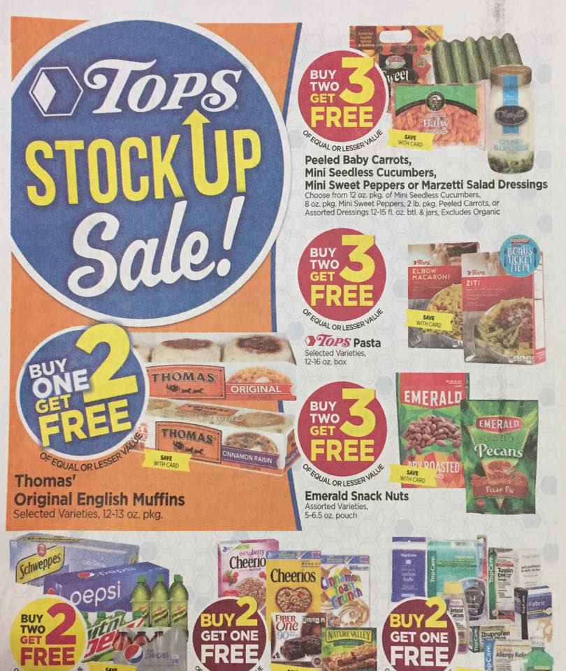 Tops Markets Ad Scan Week Of 4 30 17 To 5 6 17 Page W1