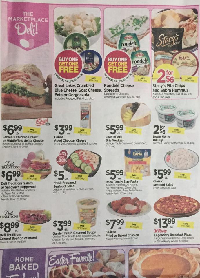 Tops Markets Ad Scan Week Of 4 9 17 To 4 15 17 Page 3a