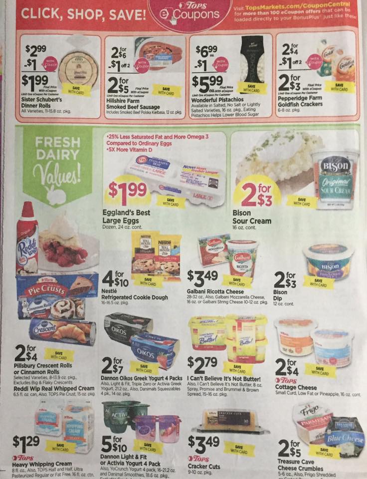 Tops Markets Ad Scan Week Of 4 9 17 To 4 15 17 Page 4a