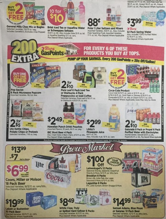 Tops Markets Ad Scan Week Of 4 9 17 To 4 15 17 Page 5ab
