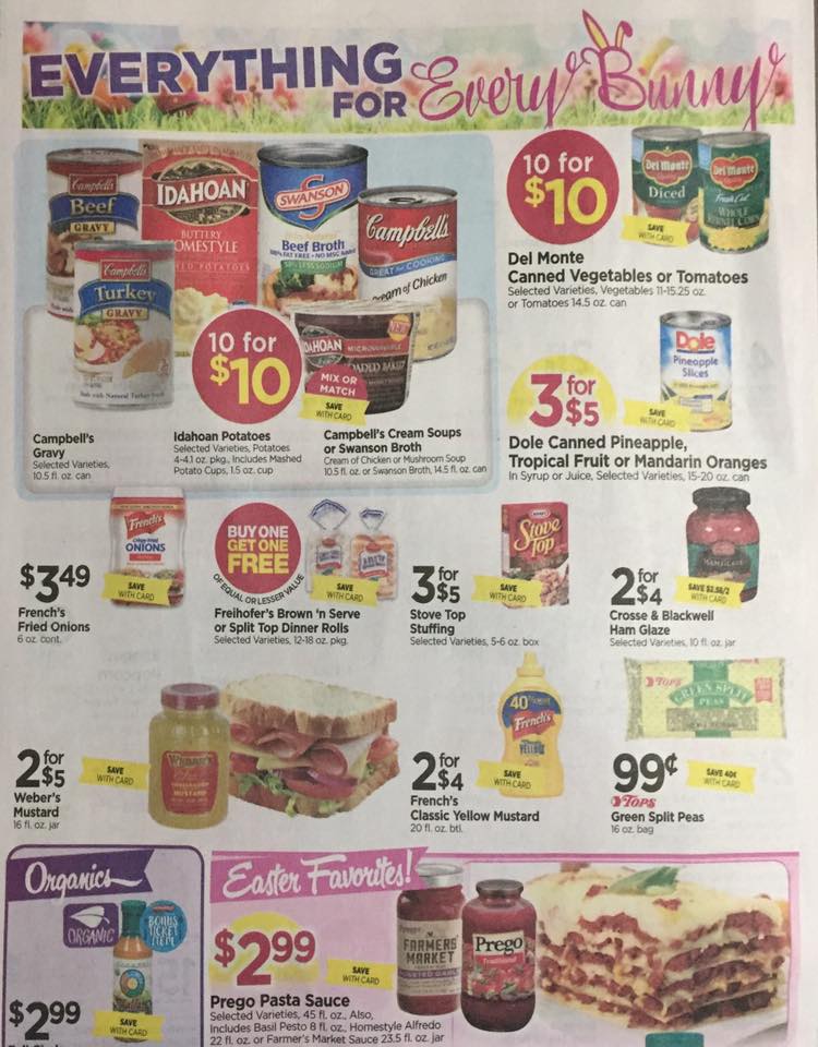 Tops Markets Ad Scan Week Of 4 9 17 To 4 15 17 Page 6a