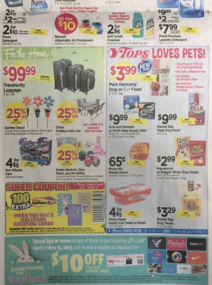 Tops Markets Ad Scan Week Of 4 9 17 To 4 15 17 Page 8b