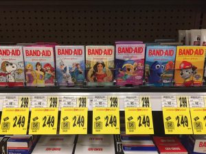 Band Aid Sale At Wegmans Character Ones