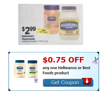 Hellmanns Organic Mayo Deal At Tops