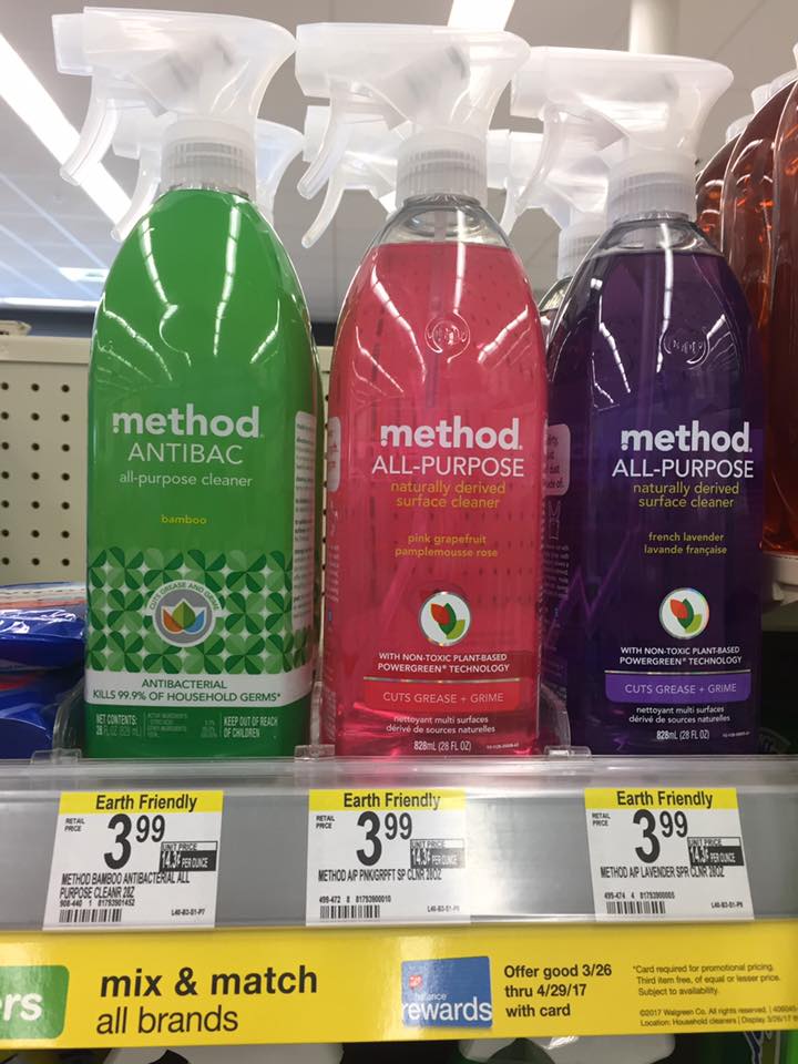 Method Spray Buy 2 Get 1 Free At Walgreens