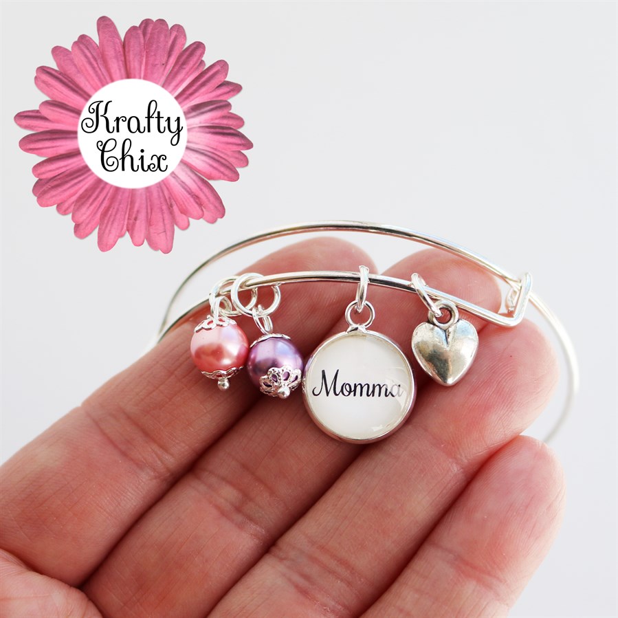 Mom Or Grandma Heart Bangles