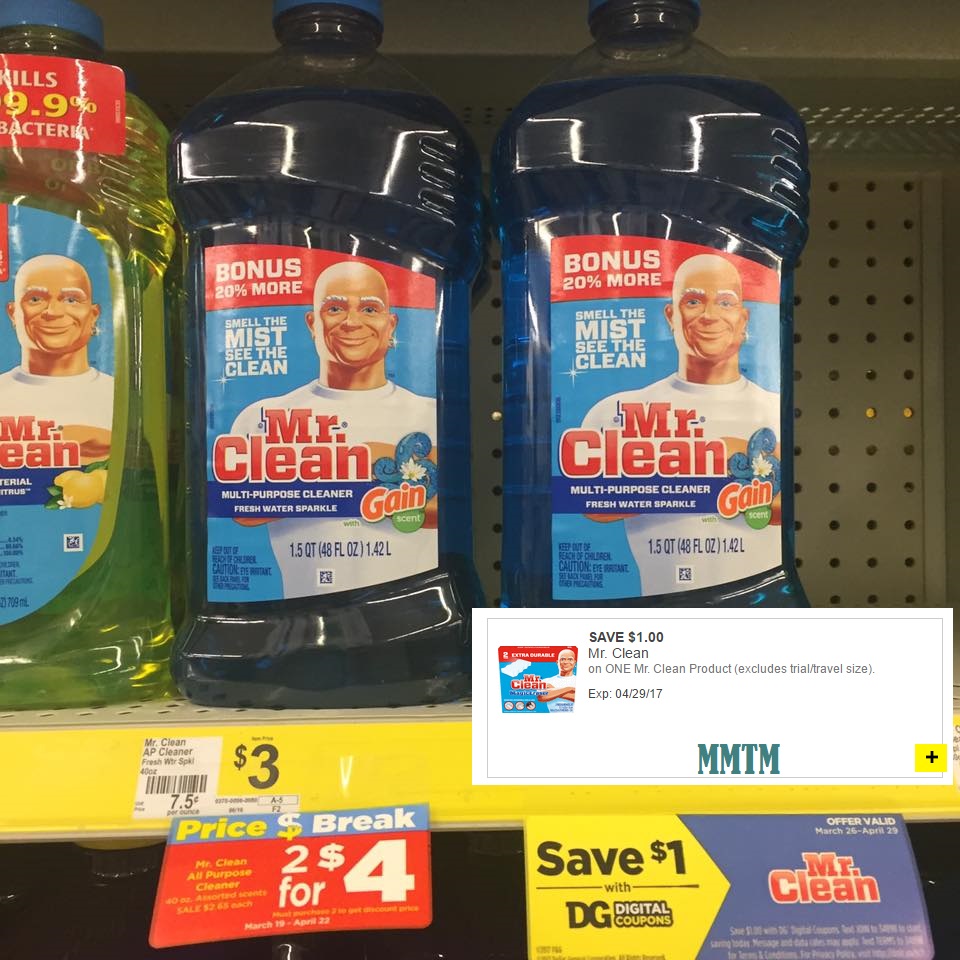 Mr Clean Only $1 00 Deal At Dollar General