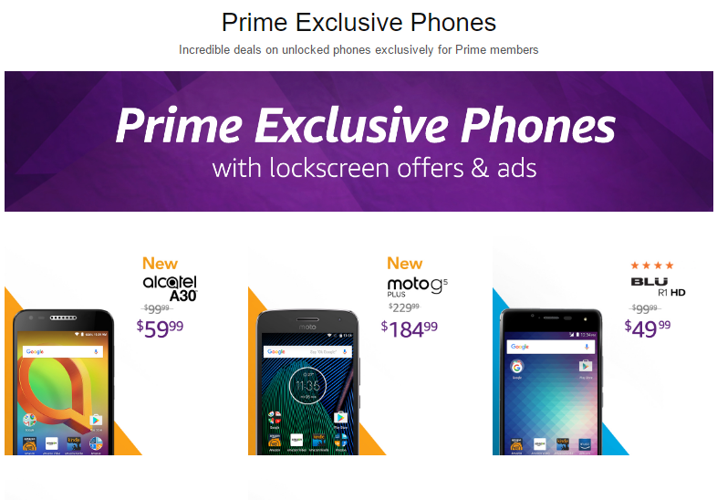 Prime Exclusive Phones
