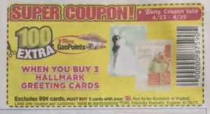 Tops Hallmark In Ad Coupon