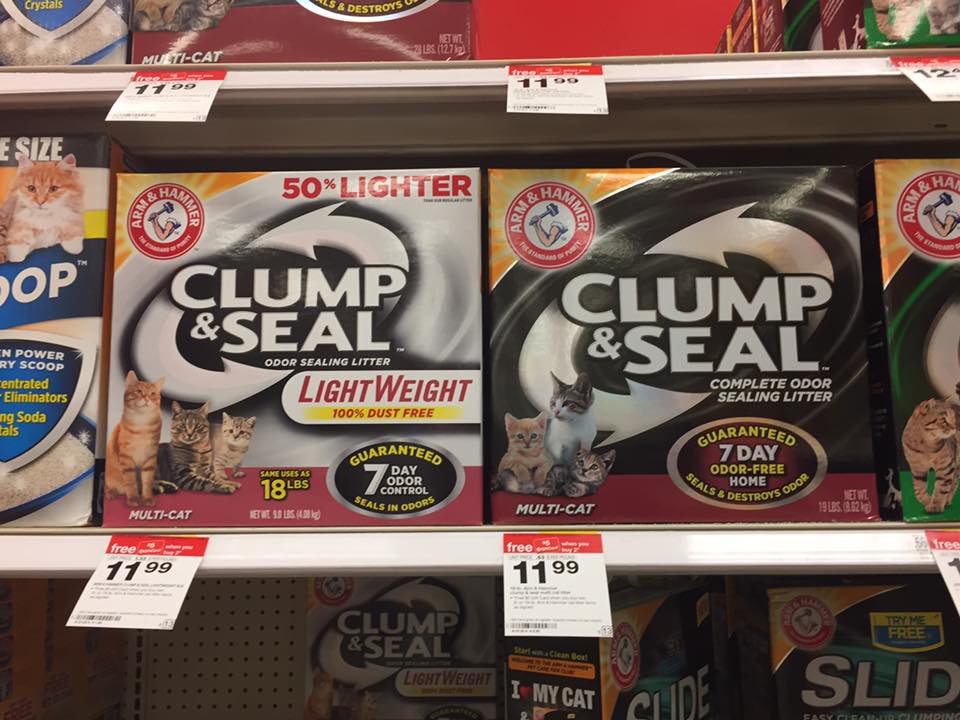 Arm & Hammer Clump And Seal Cat Litter Sale At Target