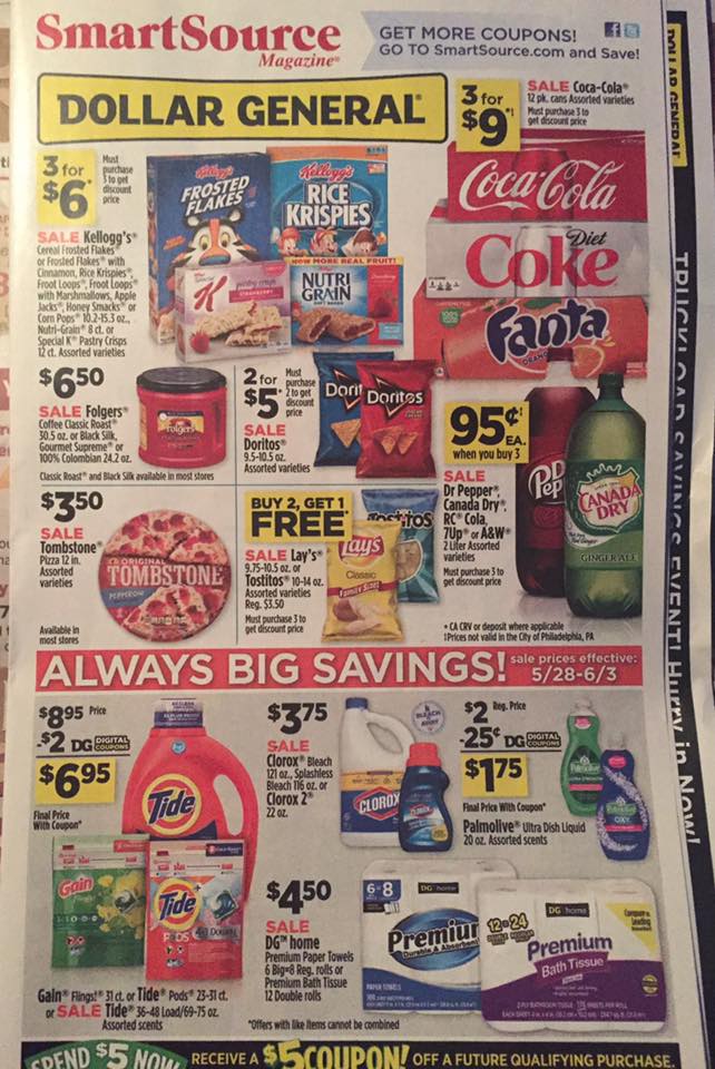 Dollar General Ad Scan Week Of 5 27 Page 1