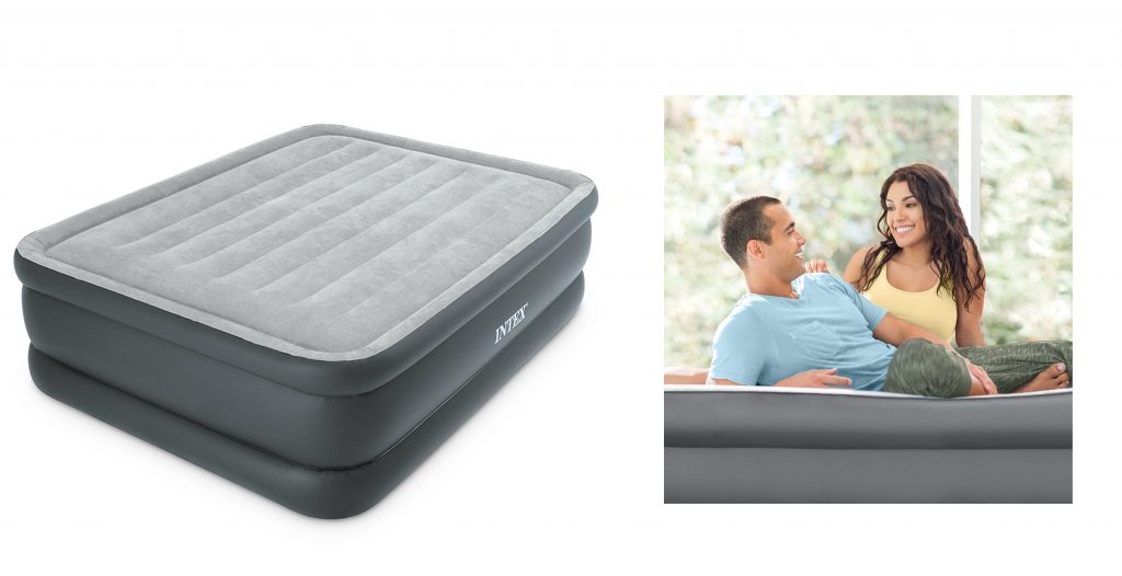 Intex Dura Beam Standard Series Essential Rest Airbed With Built In Electric Pump