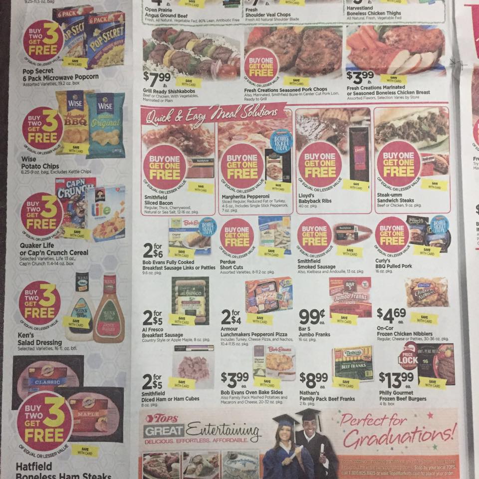 Tops Markets Ad Scan Week Of 5 14 17 To 5 20 17 Page 2b