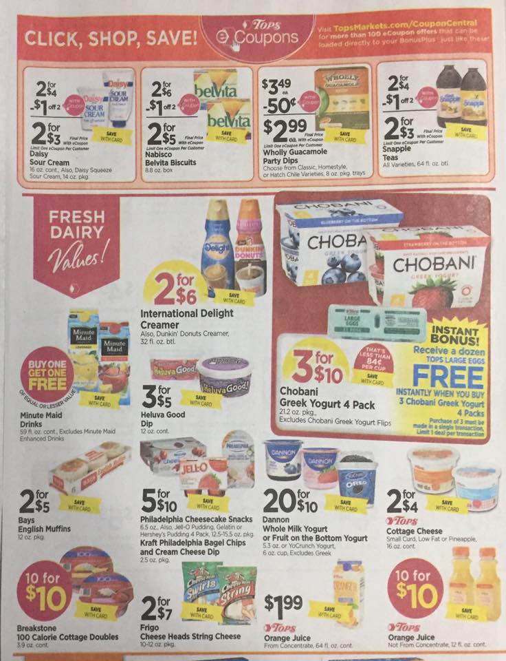 Tops Markets Ad Scan Week Of 5 14 17 To 5 20 17 Page 4a
