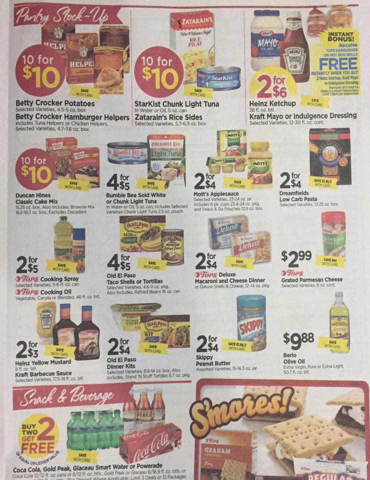 Tops Markets Ad Scan Week Of 5 14 17 To 5 20 17 Page 5a