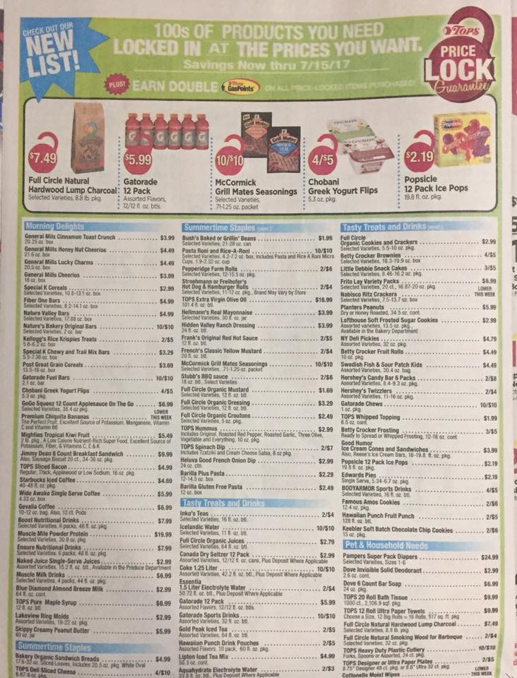 Tops Markets Ad Scan Week Of 5 14 17 To 5 20 17 Page 6a