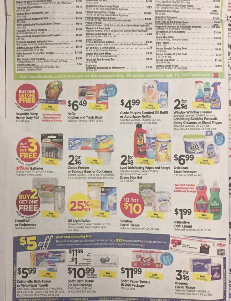 Tops Markets Ad Scan Week Of 5 14 17 To 5 20 17 Page 6b