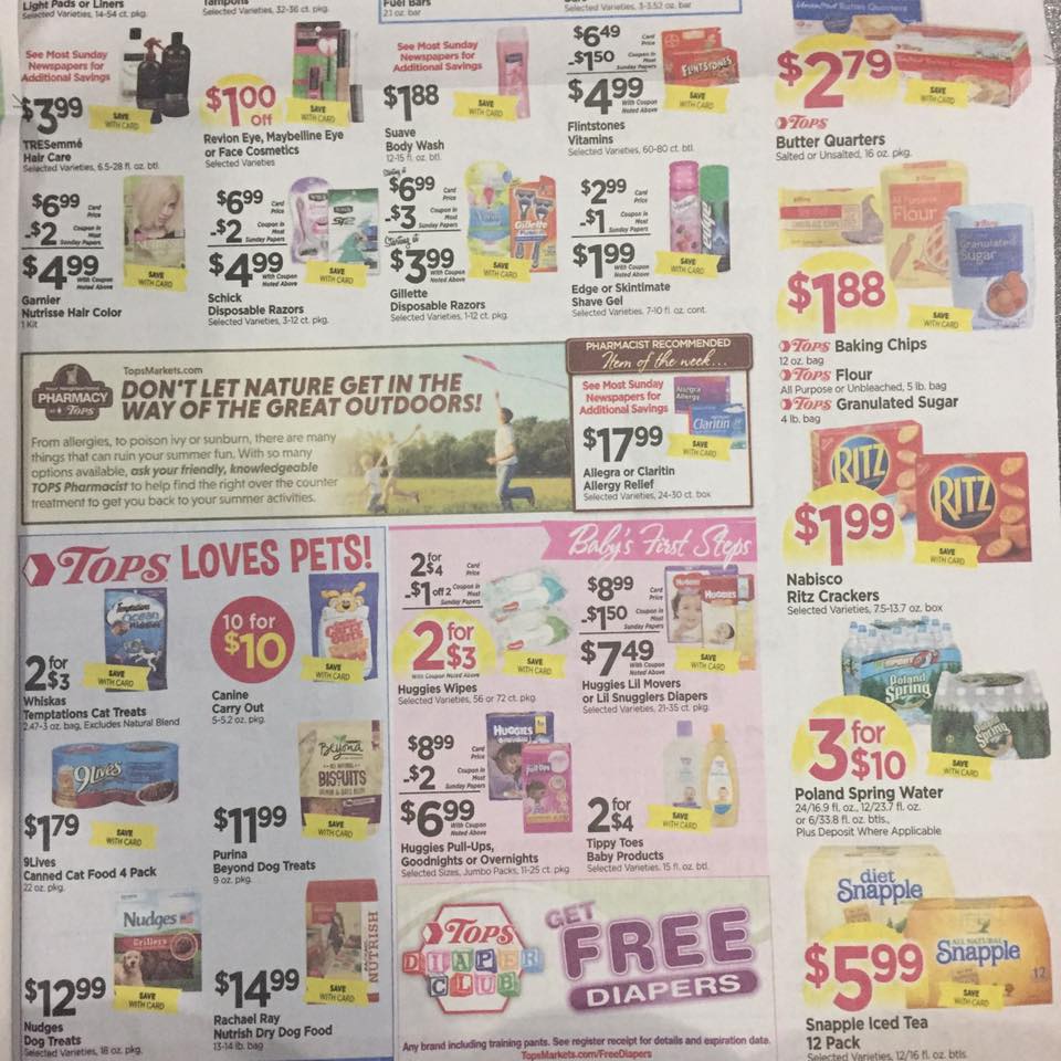 Tops Markets Ad Scan Week Of 5 14 17 To 5 20 17 Page 7b