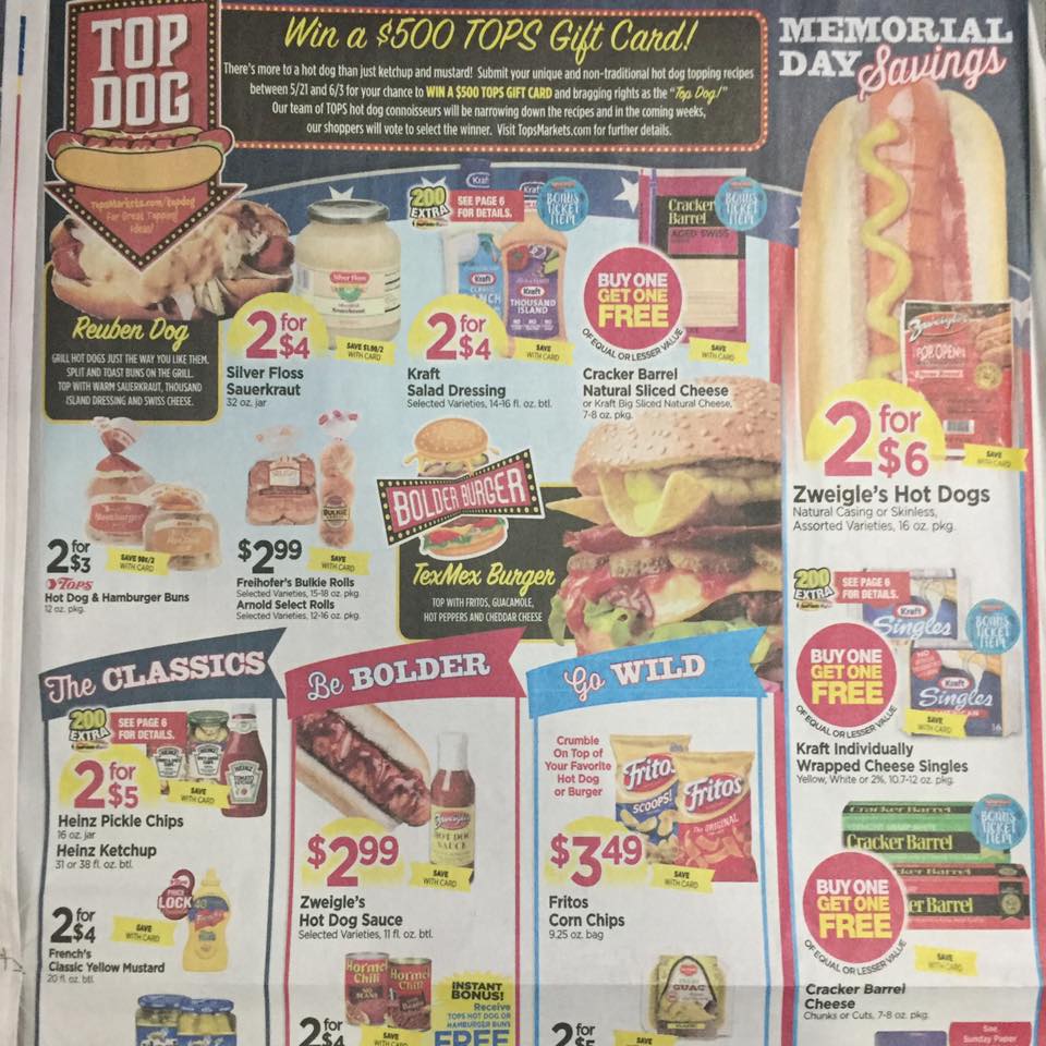 Tops Markets Ad Scan Week Of 5 21 17 To 5 27 17 Page 9a