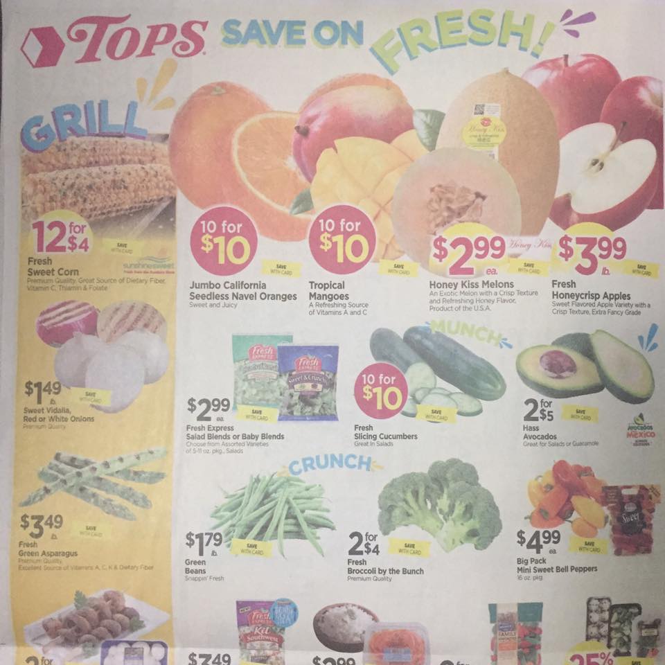 Tops Markets Ad Scan Week Of 5 28 17 To 6 3 17 Page 10a