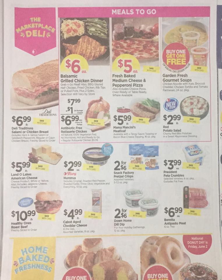 Tops Markets Ad Scan Week Of 5 28 17 To 6 3 17 Page 3a