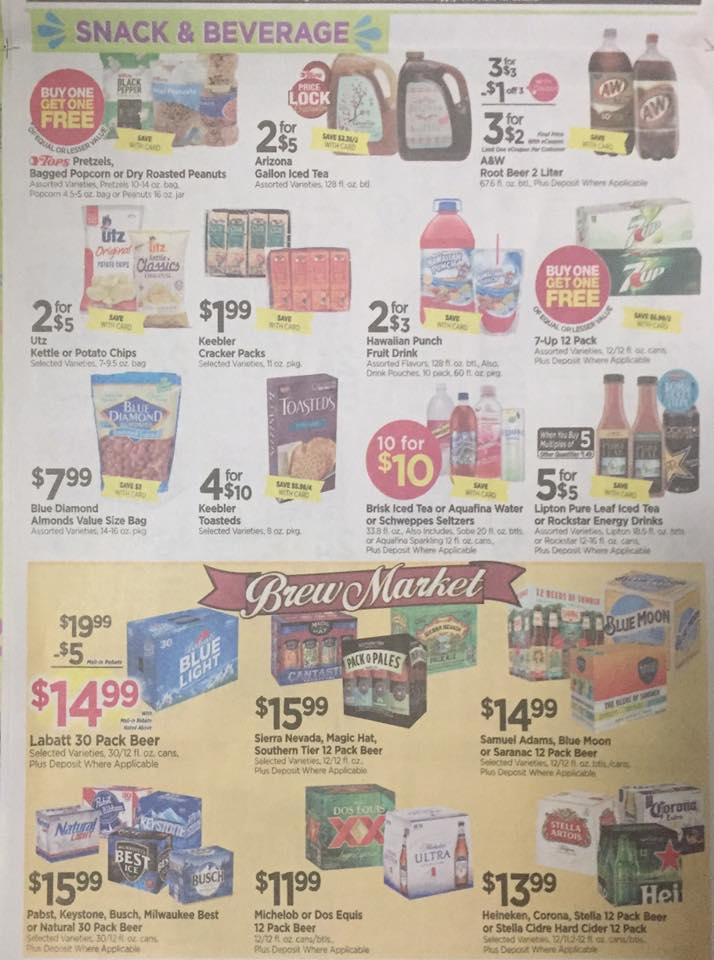 Tops Markets Ad Scan Week Of 5 28 17 To 6 3 17 Page 6b