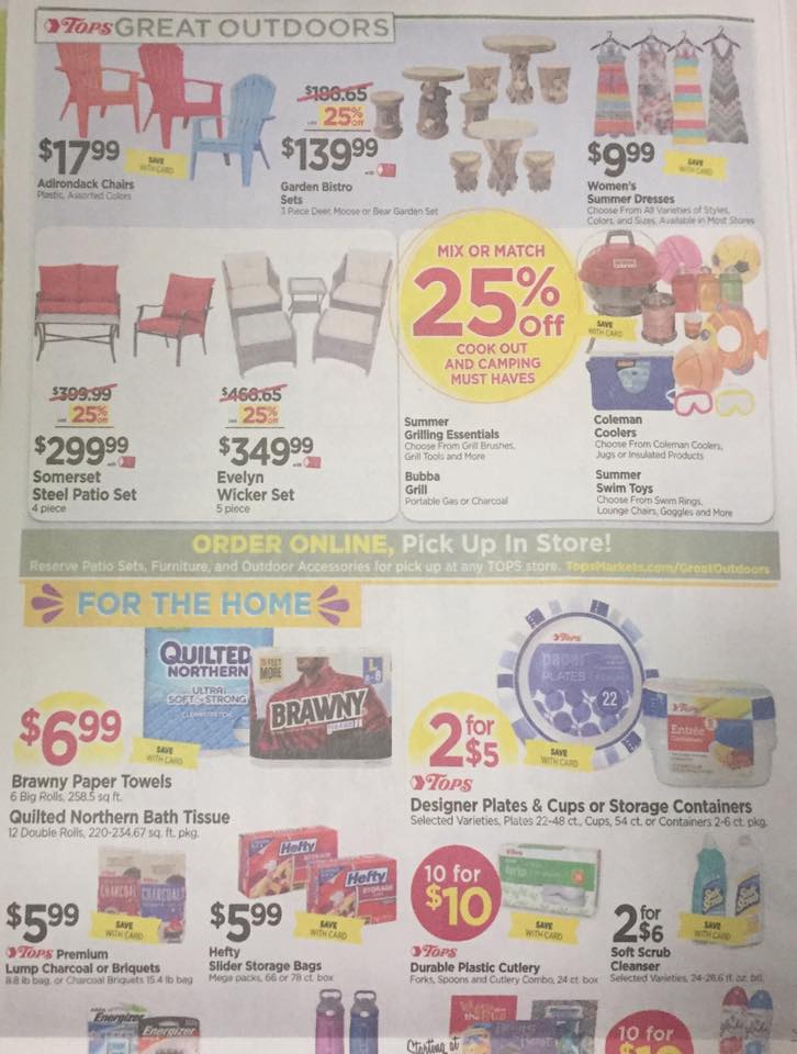 Tops Markets Ad Scan Week Of 5 28 17 To 6 3 17 Page 8a