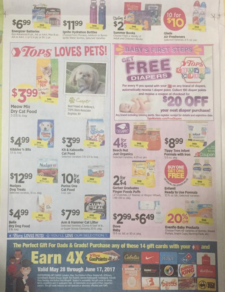 Tops Markets Ad Scan Week Of 5 28 17 To 6 3 17 Page 8b