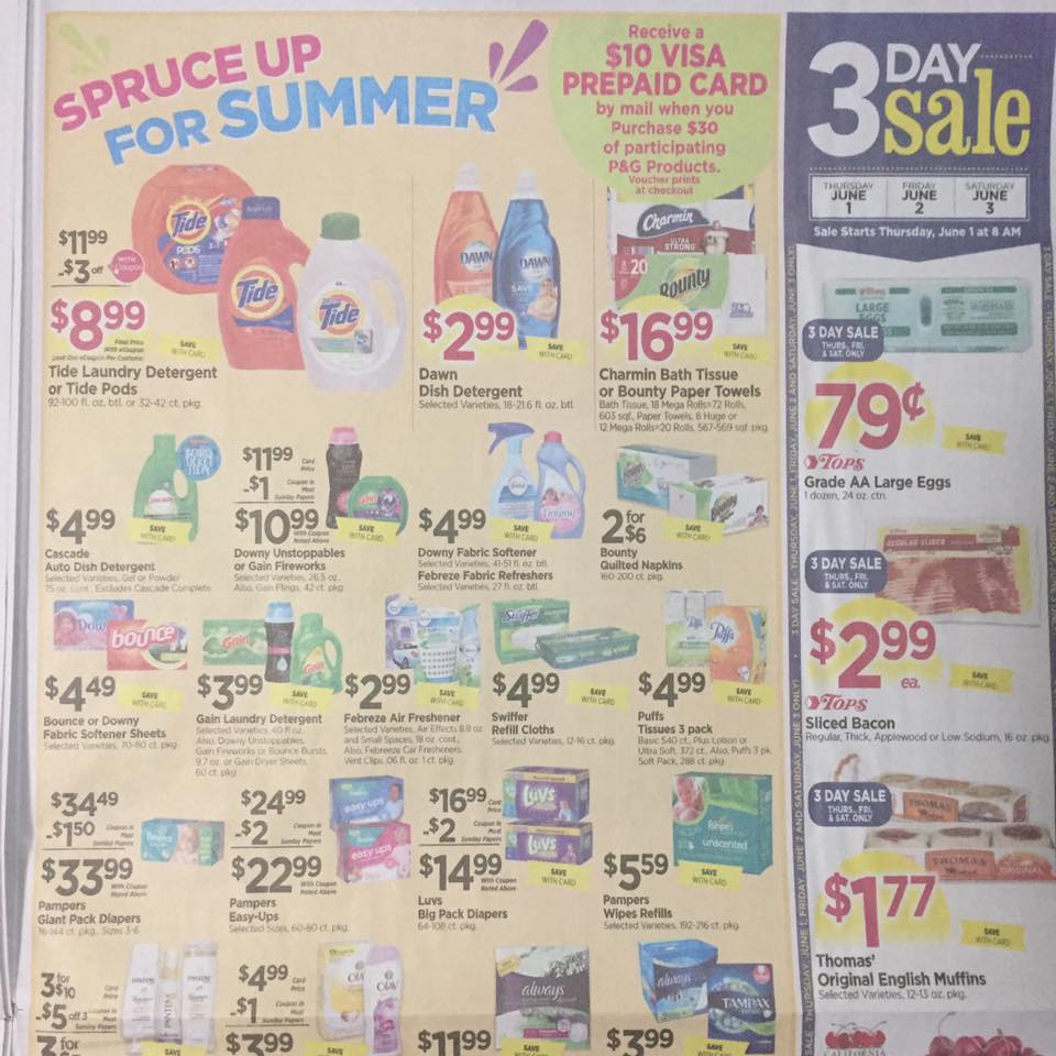 Tops Markets Ad Scan Week Of 5 28 17 To 6 3 17 Page 9a
