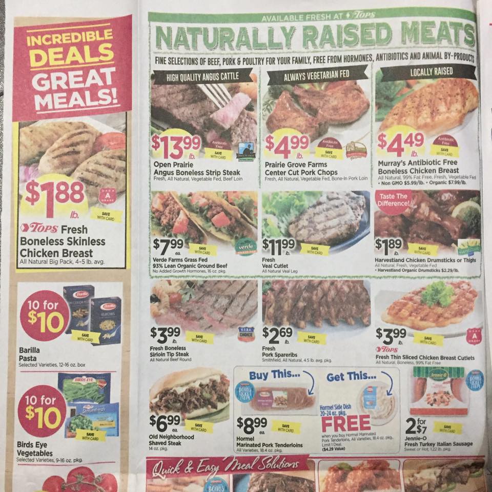 Tops Markets Ad Scan Week Of 5 7 17 To 5 13 17 Page 2a