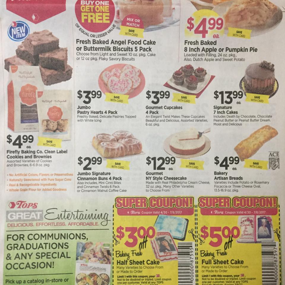 Tops Markets Ad Scan Week Of 5 7 17 To 5 13 17 Page 3b