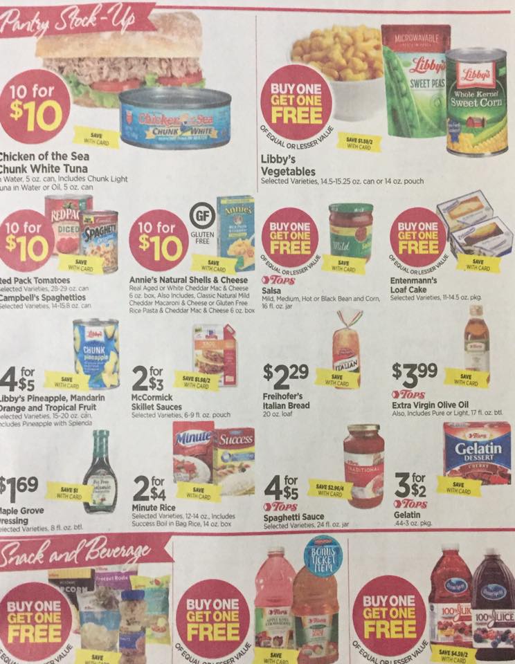 Tops Markets Ad Scan Week Of 5 7 17 To 5 13 17 Page 5a