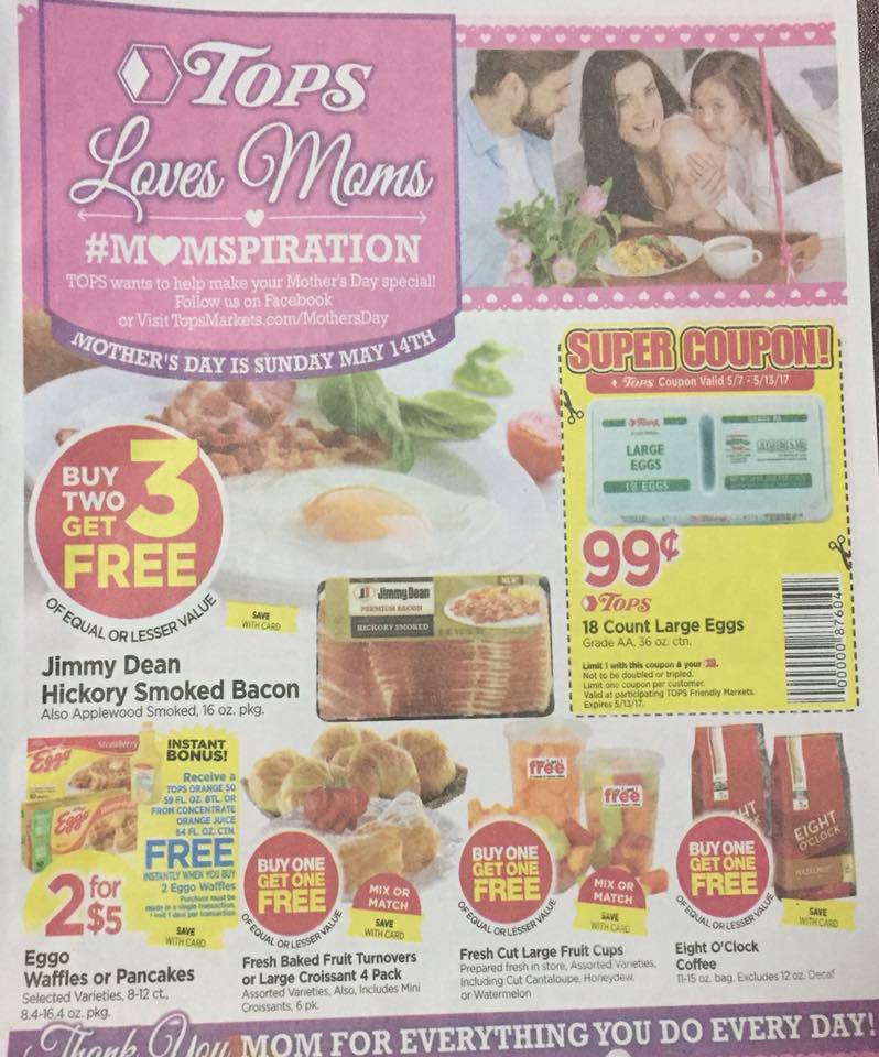 Tops Markets Ad Scan Week Of 5 7 17 To 5 13 17 Page W1a