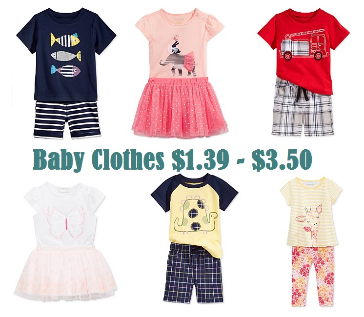 Baby Clothes As Low As $1 39 At Macys