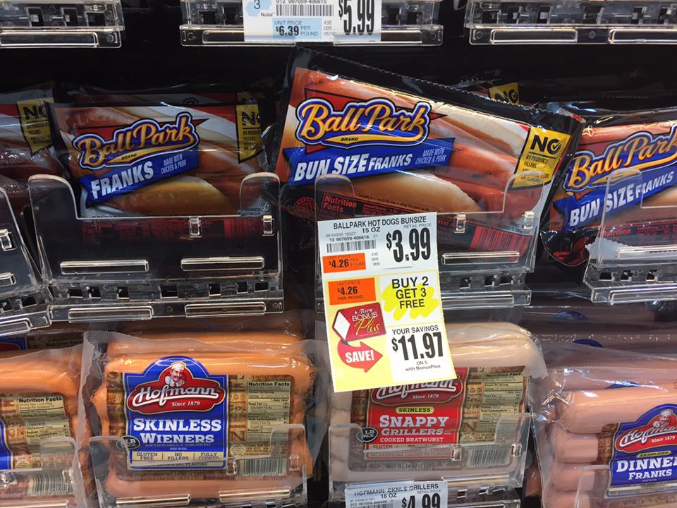 Ball Park Hot Dogs Bogo Deal At Tops