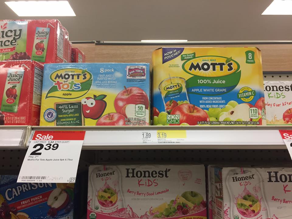 Motts Juice Boxes At Target
