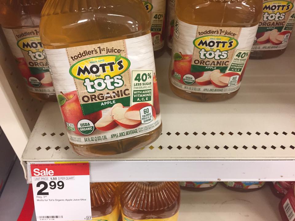 Motts Juice Deal At Target