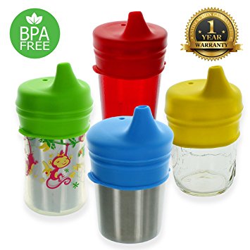 Healthy Sprouts Silicone Sippy Lids (4 Pack)