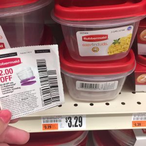 Rubbermaid Container At Tops